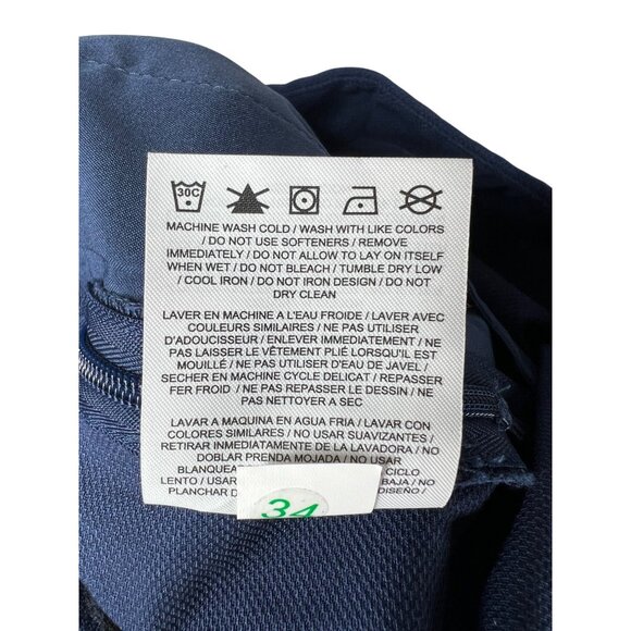 Nike Golf Slim Fit Blue Pants For Women Cotton/Polyester Blend Size 6 - Picture 4 of 16